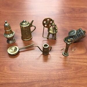 Vintage Doll‎ House Brass miniatures